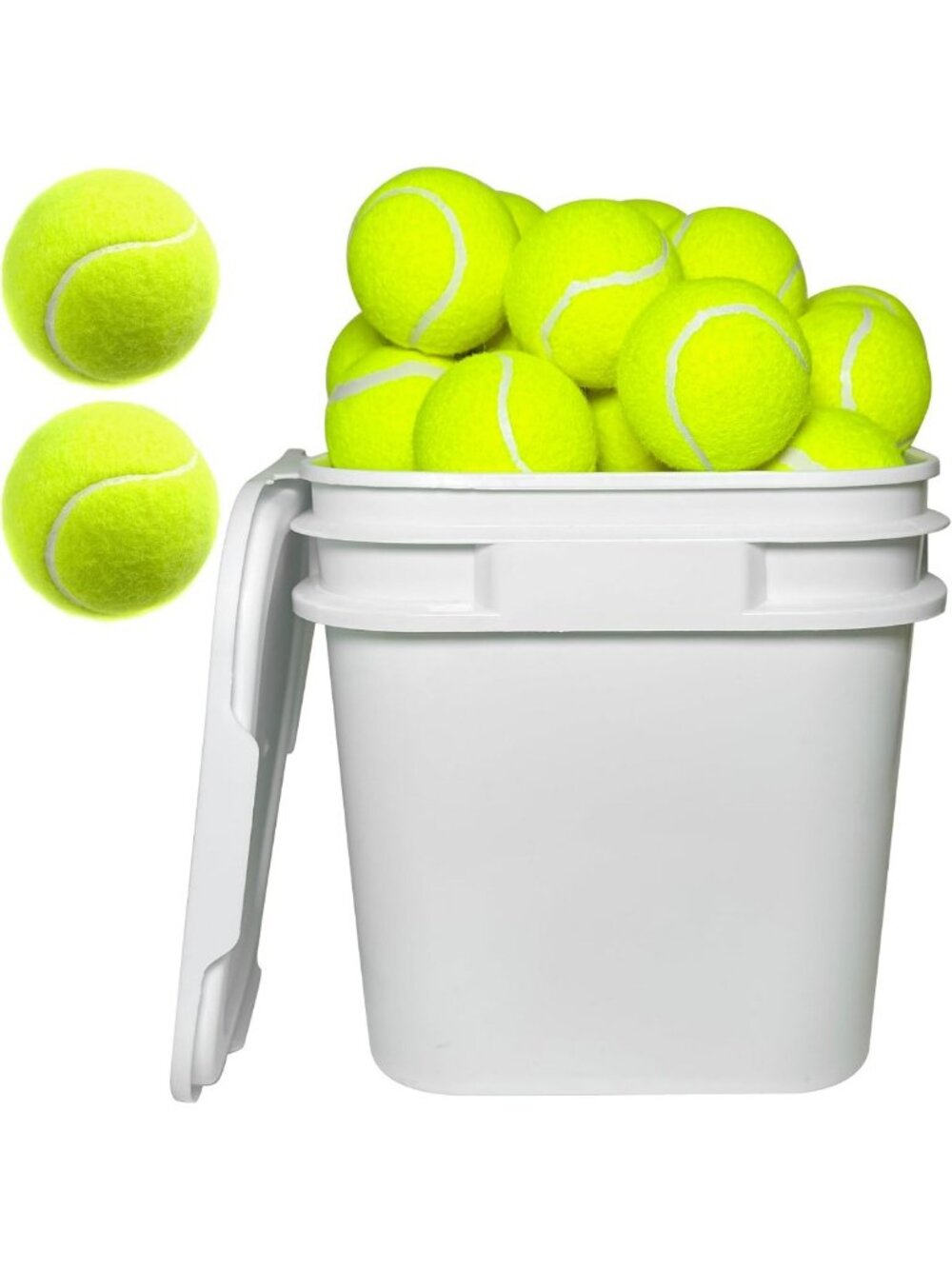 Bulk Tennis Balls 38 Pack - Practice & Training Balls for Pets, Indoor/Outdoor